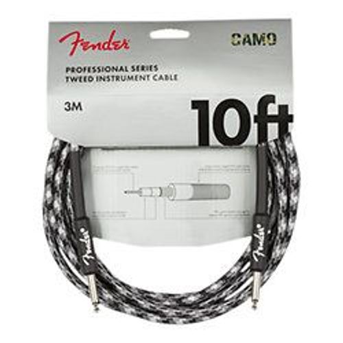 Professional Series Instrument Cable Straight/Straight 10' Winter Camo