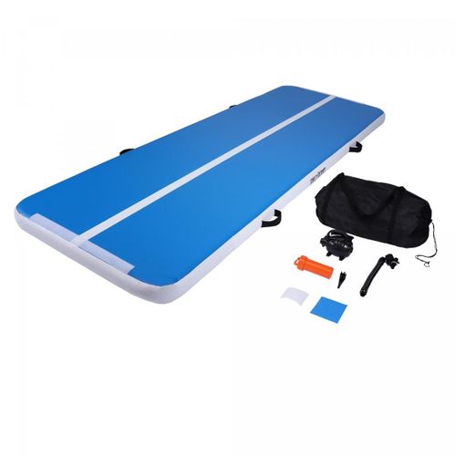 Gorilla Sports® Tapis De Gym Gonflable Airtrack Pour Usage Intérieur Et Extérieur - Taille : 500 Cm