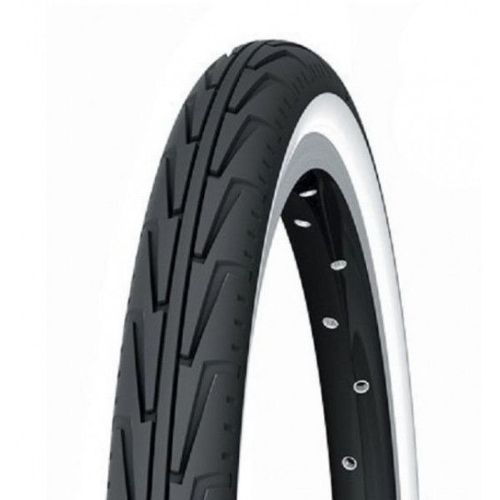 Pneu Velo Michelin 20x175 City'j Blanc/Noir T/Rigide 44-406