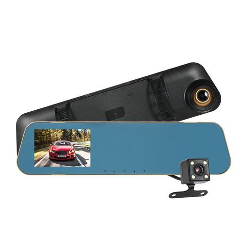 16g Dashcam Dvr Voiture Dvrs Dash Cam Registraire Auto Enregistreur Vidéo  Caméscope Double Lentille Rétroviseur Avec Dvr Et Caméra 3 En 1