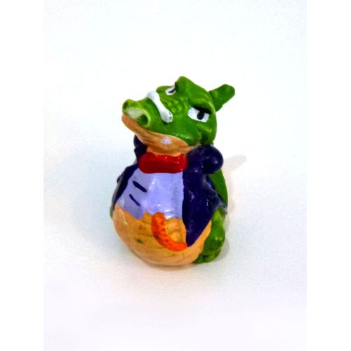 Figurine Crazy Croco Boss Prof Crocodile Costume 4 Cm Oeuf Kinder Surprise Egg Toys 1991