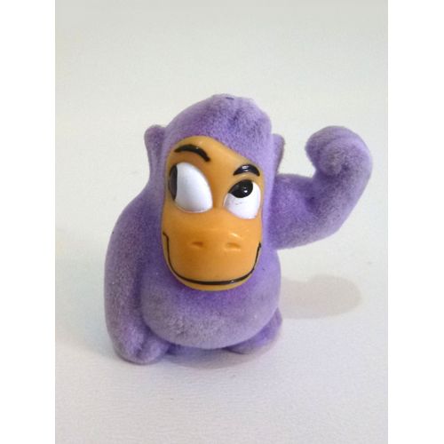 Figurine Gorille Violet Velours 4 Cm 2s-32 Oeuf Kinder Surprise Purple Gorilla Egg Toys 2006