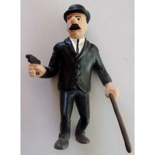 Figurine Dupont Avec Pistolet Plastoy 1994 Série Tintin