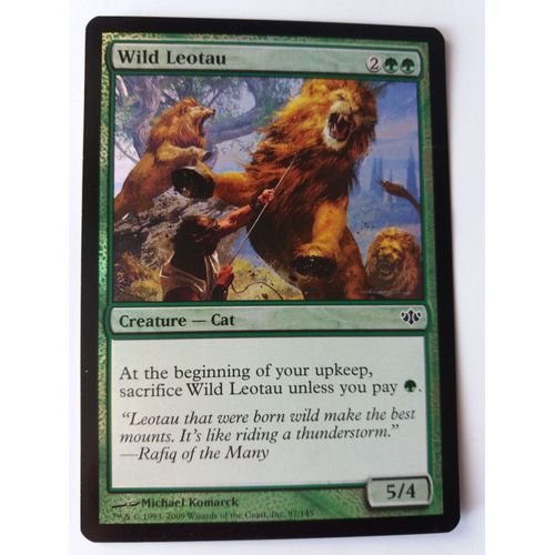 Wild Leotau - Foil - Mtg - Conflux - 97