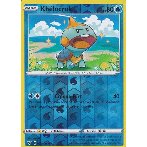 Carte Pokemon - Khélocrok - 038/185 - Reverse - Épée Et Bouclier4 - Voltage Éclatant - Eb4 - Vf