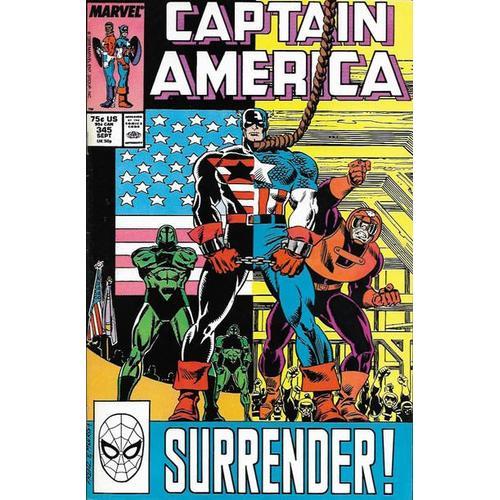 Captain America 345 (Marvel Comics) Septembre 1988