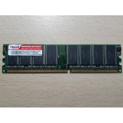VDATA Memory Expert 256Mo - MDYVD5F3G3860N1E02 - DDR 400(2.5) - 256X8