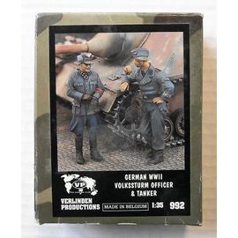 German Wwii Volkssturn Officer & Tanker 992-Verlinden