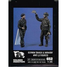 German Tanker & Infantry Wwii 652-Verlinden