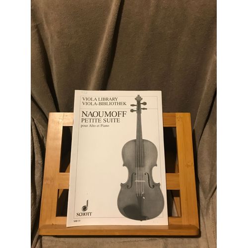 Naoumoff Petite Suite Partition Pour Alto Et Piano Éditions Schott