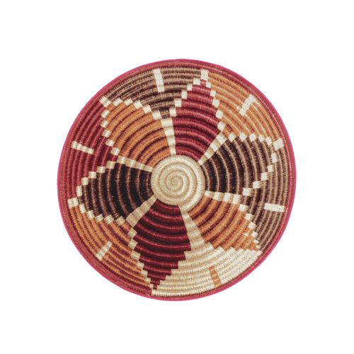 Benuta Plus Tapis D'extérieur & Intérieur Rond Kenya Multicouleur Diamètre 160 Cm Rond