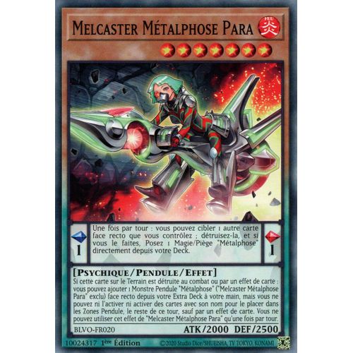 Yu-Gi-Oh! - Blvo-Fr020 - Melcaster Métalphose Para - Commune 1ère Edition