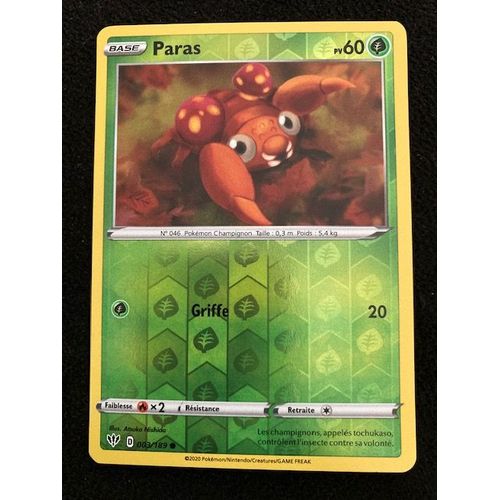 (998) Paras 3/189 Pokemon