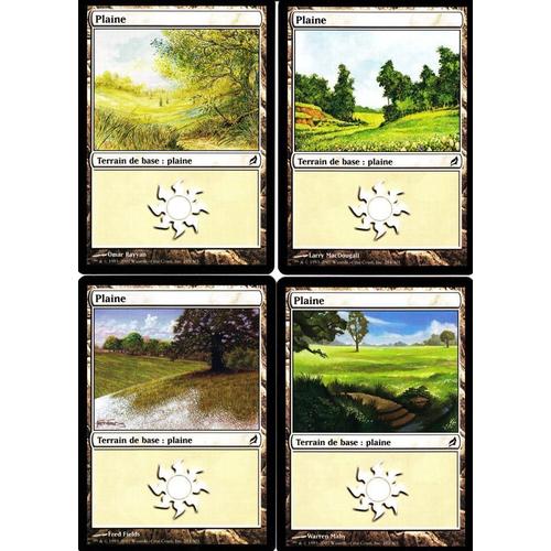 Plaine X4 - Mtg - Lorwyn - C - 282/283/284/285