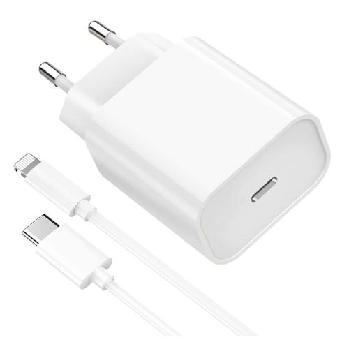 Chargeur Rapide 20w + Cable Usb-C Lightning Pour Iphone 12 / 12 Mini / 12 Pro / 12 Pro Max / 11 / 11 Pro / 11 Pro Max / X / Xs / Xs Max / Xr / Se 2020 / 8 / 8 Plus - [Phonillico]