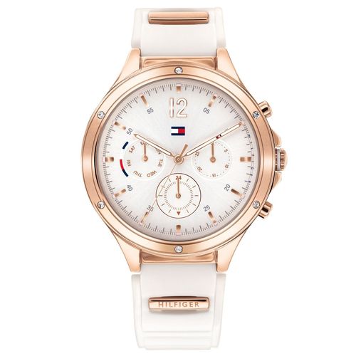 Tommy Hilfiger Montre Blanc Multi-Cadrans Femmes Eve 1782280