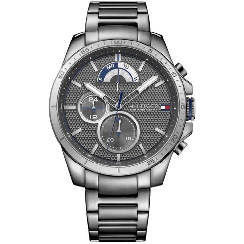 Tommy Hilfiger Montre Gris Multi-Cadrans Hommes Decker 1791347