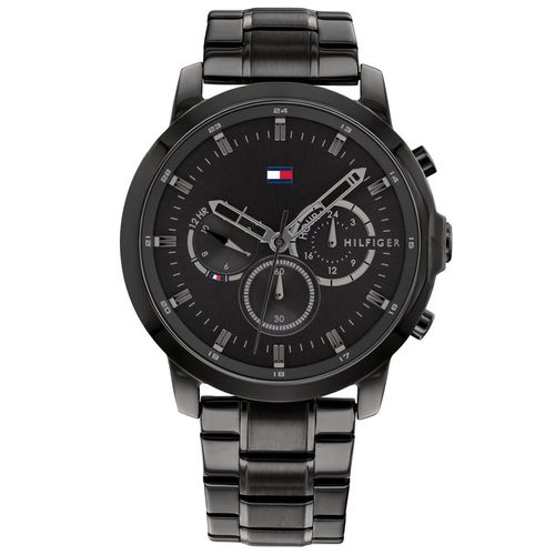 Tommy Hilfiger Montre Noir Multi-Cadrans Hommes Jameson 1791795