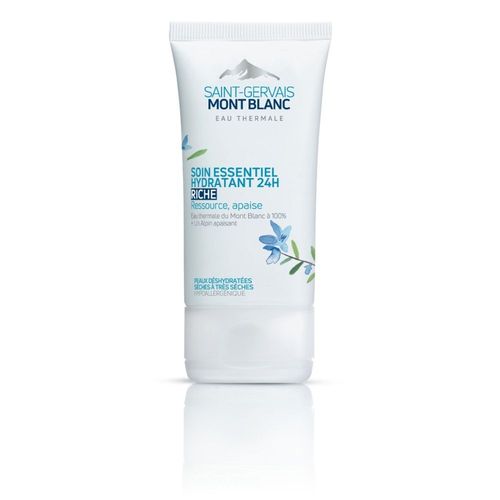 Soin Essentiel Hydratant 24h Riche - Saint-Gervais Mont Blanc - Soin Ressourçant Et Apaisant 