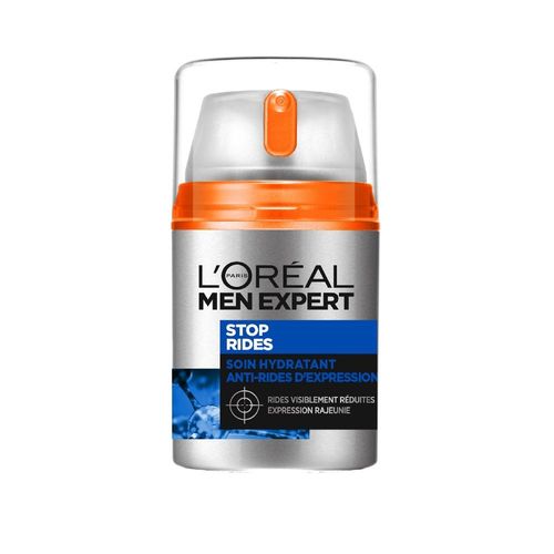 Men Expert Stop Rides - L'oréal Paris - Soin Hydratant Anti-Rides D'expression Visage Homme 