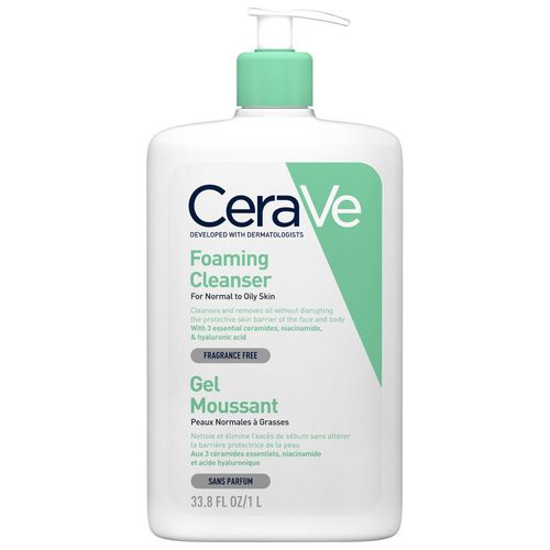 Gel Moussant Visage - Cerave - Pour Peaux Normales À Grasses 