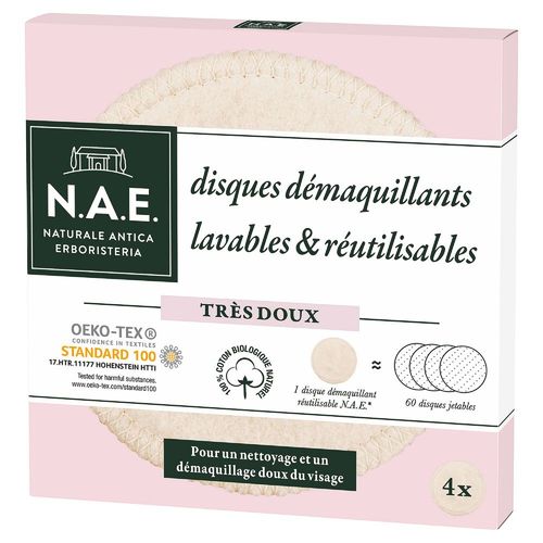 N.A.E. Disques Demaquillants Reutilisables - N.A.E - Disque Démaquillant 