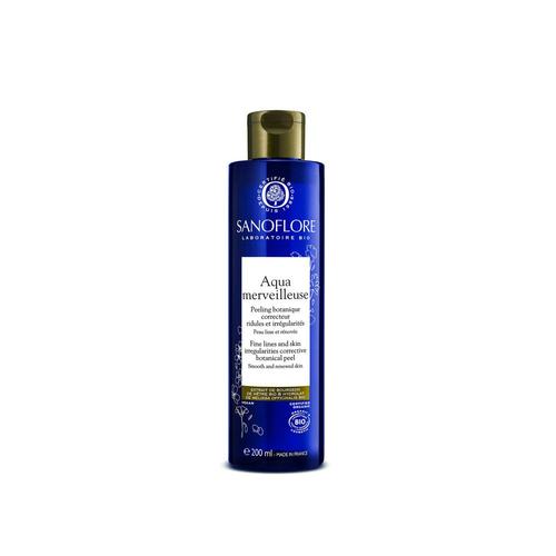 Aqua Merveilleuse Peeling Botanique Régénrant - Sanoflore - Lotion Anti Ride Certifié Bio 