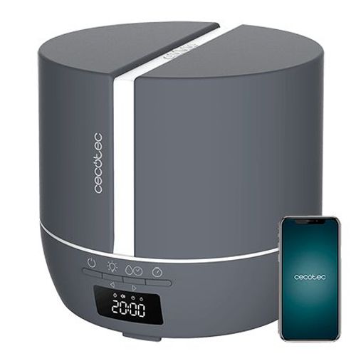 Diffuseur d arôme PureAroma 550 Connected Stone, capacidad 500ml, écran Led, contrôle Bluetooth, App, 3 modes de fonctionnement