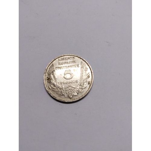 Pièce De 5 Francs Bazor 1933