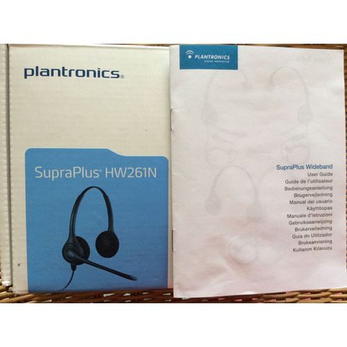 Micro casque téléphonique Plantronics SupraPlus HW261N
