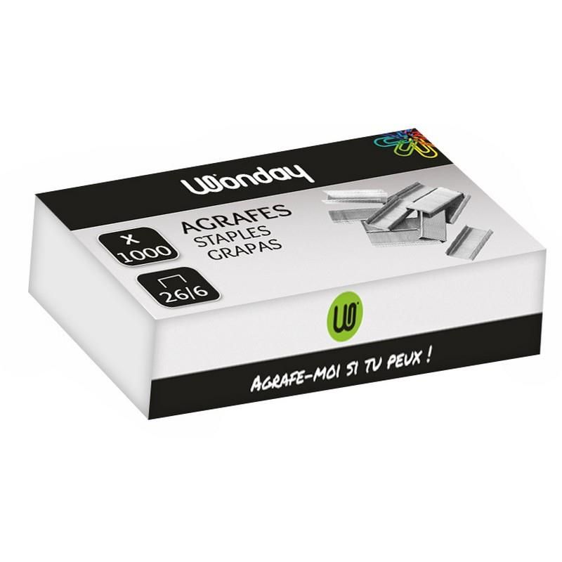 Lot De 5 Boîtes De 1000 Agrafes Standard 26/6 Galvanisées - Marque RAPID