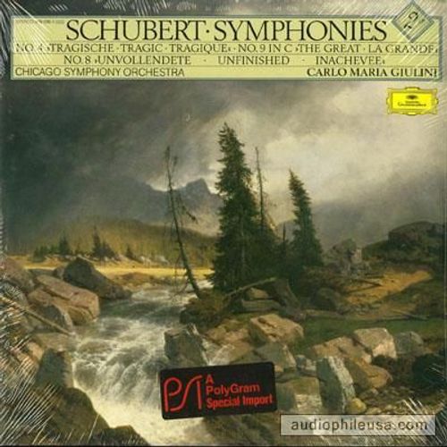 Schubert Symphonies N° 4 - N° 9 - N°8 ...