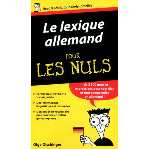 Le Lexique Allemand Pour Les Nuls