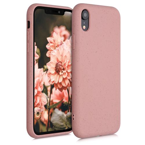 Kalibri Coque Compatible Avec Apple Iphone Xr - Étui De Protection Écologique Flexible - Caméra Protégée - Rose Mat