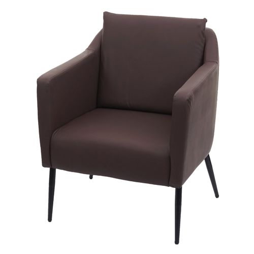 Fauteuil De Salon Hwc-H93a, Fauteuil Cocktail Fauteuil Relax Fauteuil   Similicuir Marron