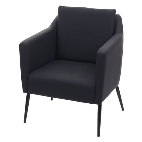 Fauteuil De Salon Hwc-H93a, Fauteuil Cocktail Fauteuil Relax Fauteuil   Similicuir Noir