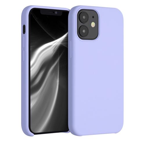 Kwmobile Coque Compatible Avec Apple Iphone 12 Mini - Coque - Housse De Téléphone Violet Pastel