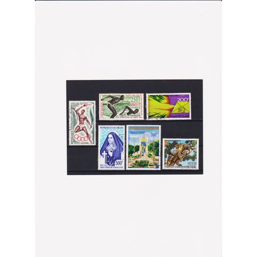 Rep-Centrafricaine Lot De Timbres N°2
