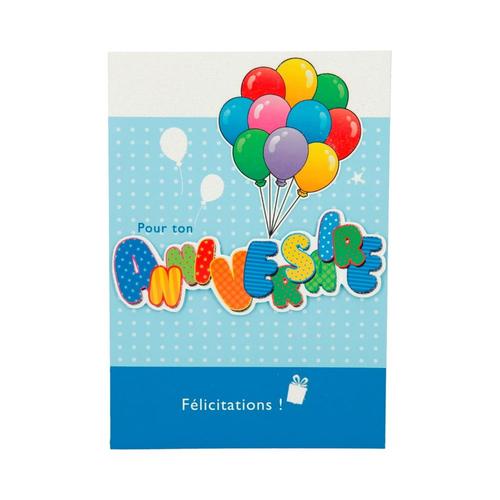 Carte De Voeux Enfant Anniversaire Pour Ton Anniversaire Felicitations Rakuten