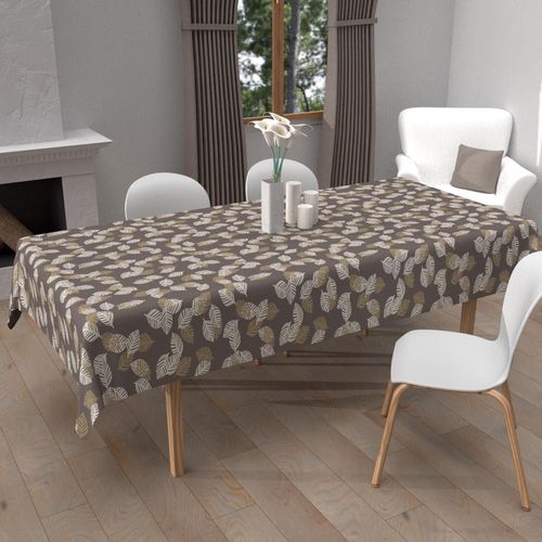 Nappe Imprimée Anti-Tâches Carrée 180x180 Cm Ceres, Par Soleil D'ocre
