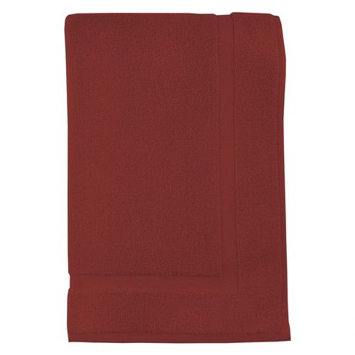 Tapis De Bain En Coton 800 Gr/M2 50x80 Cm Lagune Moutarde, Par Soleil D'ocre