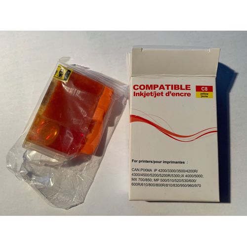 Cartouches encre compatible CANON CLI-8Y