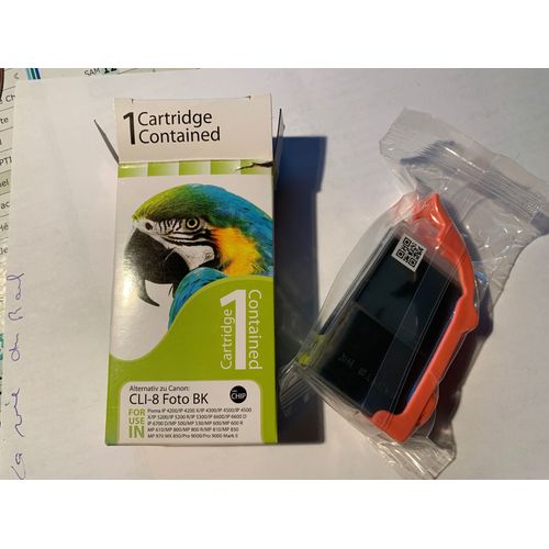 CARTOUCHES encre CANON CLI-8 photo BK
