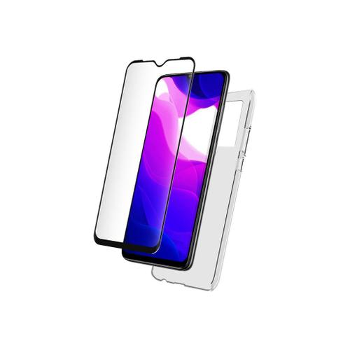 Bigben Connected - Coque De Protection Pour Téléphone Portable - Polyuréthanne Thermoplastique (Tpu) - Transparent - Avec Protecteur D'écran En Verre Trempé - Pour Xiaomi Mi 10 Lite