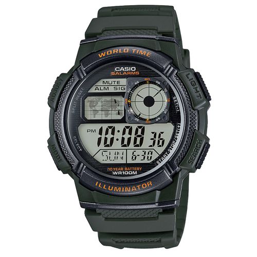 Casio Montre Noir Digital Hommes Casio Collection Ae-1000w-3avef