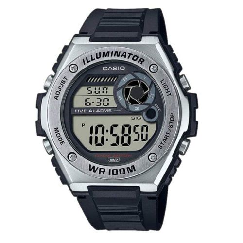 Casio Montre Noir Digital Hommes Casio Collection Mwd-100h-1avef