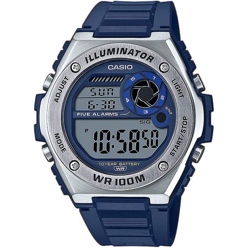 Casio Montre Bleu Digital Hommes Casio Collection Mwd-100h-2avef