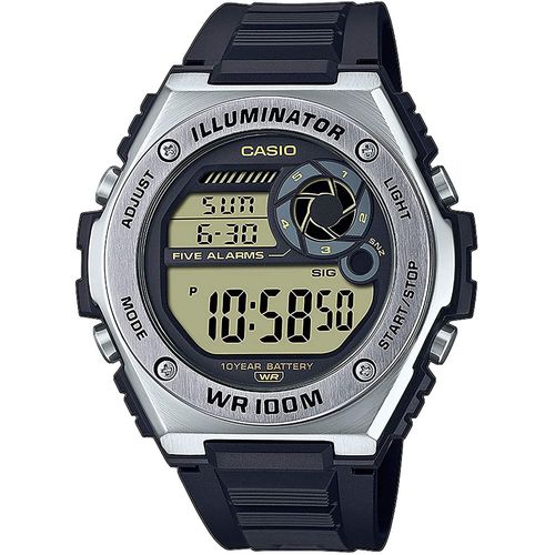 Casio Montre Noir Digital Hommes Casio Collection Mwd-100h-9avef