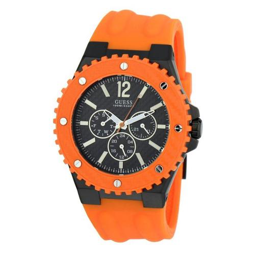 Guess Montre Orange Multi-Cadrans Hommes Overdrive W11619g4