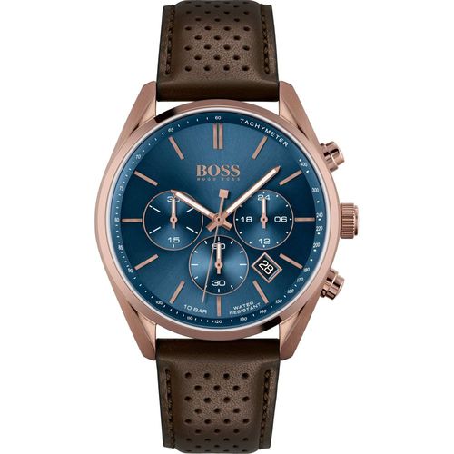 Hugo Boss Montre Marron Chronographe Hommes Champion 1513817